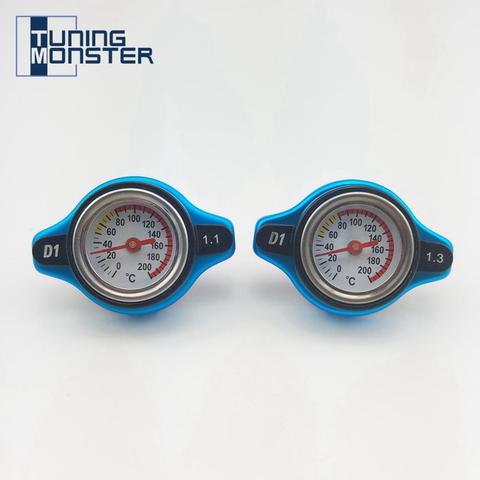 Tuning Monster D1-medidor de temperatura de cabeza grande, con utilidad segura, 0,9 y 1,1 y 1,3 Bar, tapa de radiador térmico, cubierta de tanque ► Foto 1/6