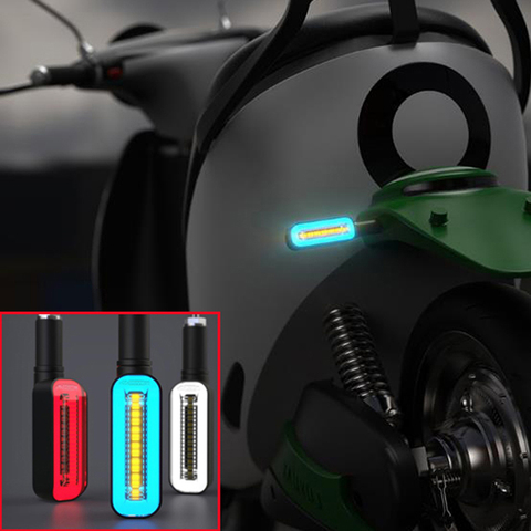 Nueva motocicleta LED señal de giro DRL luces flujo de agua intermitente indicador intermitente ► Foto 1/6