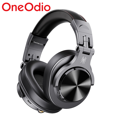 OneOdio-auriculares Fusion con Bluetooth 5,0, estéreo por encima de la oreja, auriculares con cable/inalámbricos para DJ de estudio profesional, auriculares para grabación con Motor ► Foto 1/6