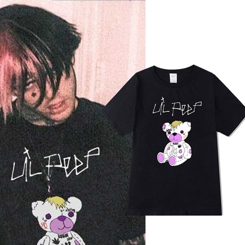 Camiseta de Lil Peep para hombre, Camiseta estampada de moda fresca de verano ► Foto 1/6