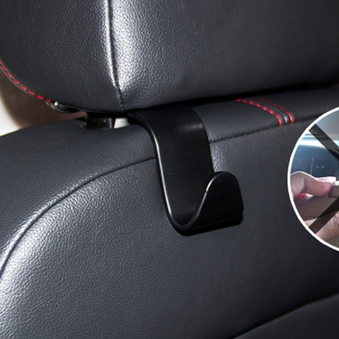 2022 1/2/4 Uds Universal gancho de asiento para el coche nuevo gancho accesorios del coche Interior portátil Suspensión de almacenamiento de soporte para coche bolsa de tela para bolso ► Foto 1/5