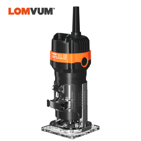 LOMVUM-máquina fresadora para carpintería, recortador eléctrico de madera, fresado de corte manual, herramientas eléctricas, 470W, 230V ► Foto 1/6