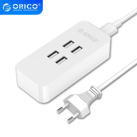 ORICO cargador USB de 4 puertos 20W cargador de escritorio cargador inteligente enchufe de la UE para Samsung Xiaomi Huawei Tablet ► Foto 1/6