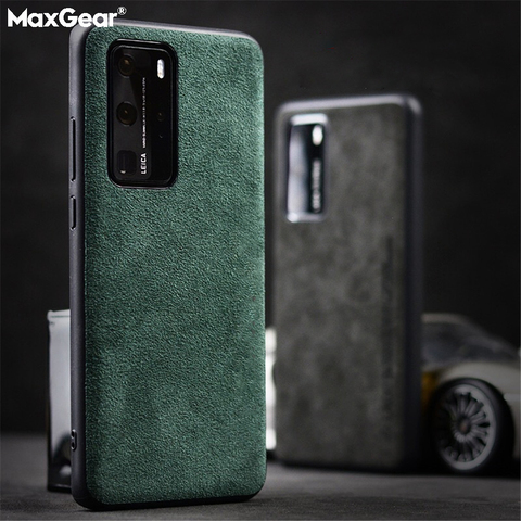 Funda de cuero de teléfono para Xiaomi Mi 10 Pro 9T Redmi Note 8 9 Pro 8T 9S K20 K30 de lujo de PC duro cubierta suave para Redmi Nota 9 Pro ► Foto 1/6