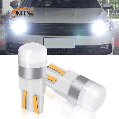 OKEEN-bombilla LED para Interior de coche, luz de lectura T10 W5W, 3030 SMD, accesorios para maletero, 6000K ► Foto 1/6