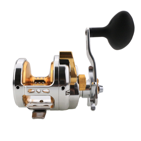 Carrete de pesca Jigging lento 8 + 1BB GearRatio 6,3: 1 Max Drag 13kg Baitcasting rueda de pesca girar el carrete izquierda derecha bobina de pesca ► Foto 1/6