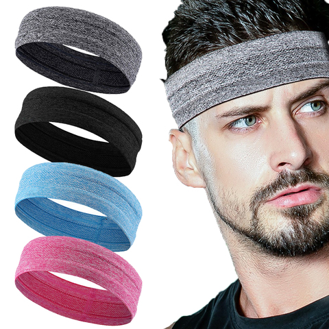 Deportes al aire libre diadema portátil Fitness bandas para el cabello hombre mujer abrigo del pelo soporte elástico ciclismo Yoga EJERCICIO DE Sweatband ► Foto 1/6