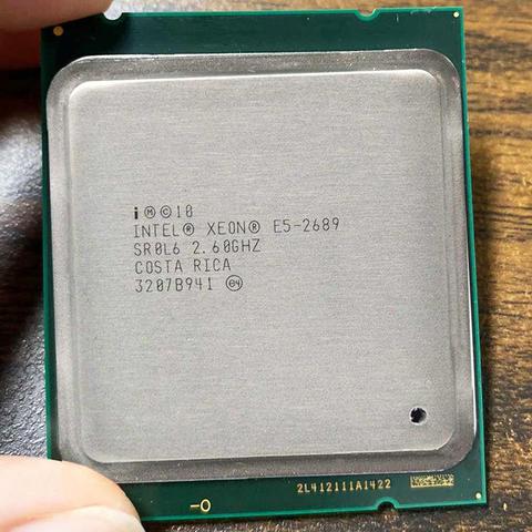 Intel-procesador Intel Xeon E5 2689 E5-2689 LGA 2011 2,6 GHz 8 Core 16 hilos CPU adecuado para placa base X79 ► Foto 1/2