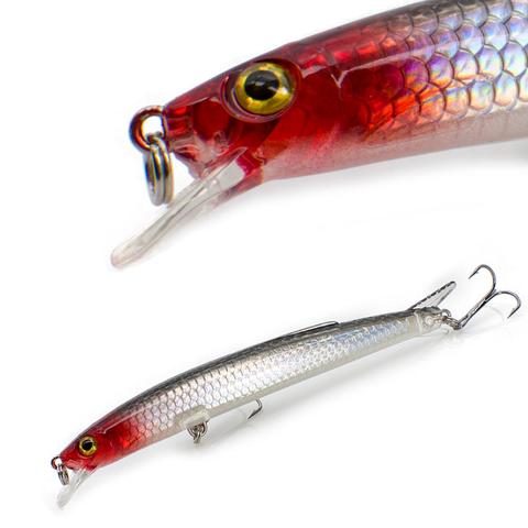 SEALURER señuelos Crankbait para pesca 11,5 cm 11g Larse Minnow cebos con la cola 1 Uds aparejos de pesca japoneses de pesca ► Foto 1/6