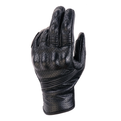 Guantes de cuero perforado Retro para motocicleta, protector para motocicleta, para invierno, regalo para mujer ► Foto 1/6