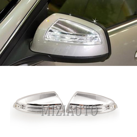 Para Mercedes Benz W204 W164 ML300 ML500 ML Clase C, luz LED para puerta, para señal de giro de espejo retrovisor, lámparas laterales ► Foto 1/6