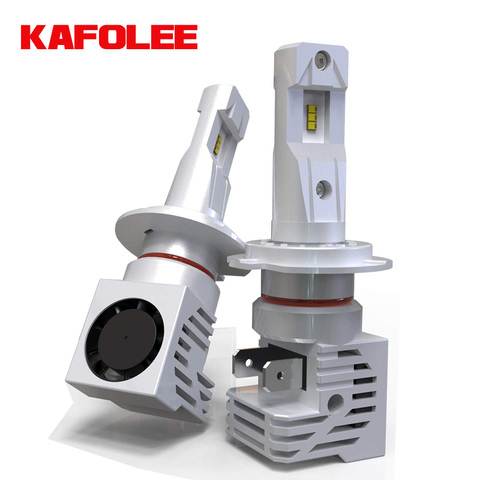 KAFOLEE-bombilla de faro delantero de coche, H7, LED, H4, HB3, HB4, H11, H1, 60W, 12000 lúmenes, Plug-n-play, muy brillante, 6000K, Chips ZES, Kit de conversión ► Foto 1/6