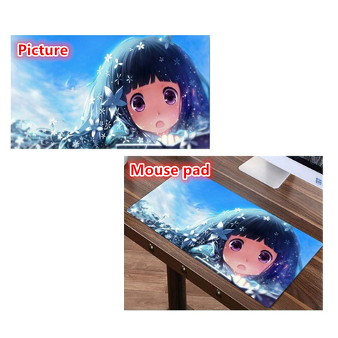 Almohadilla para ratón personalizada DIY FFFAS almohadilla para ratón súper grande para videojuegos almohadilla para teclado estilosa de anime de Francia Japón Corea hecha de manera personalizada ► Foto 1/6