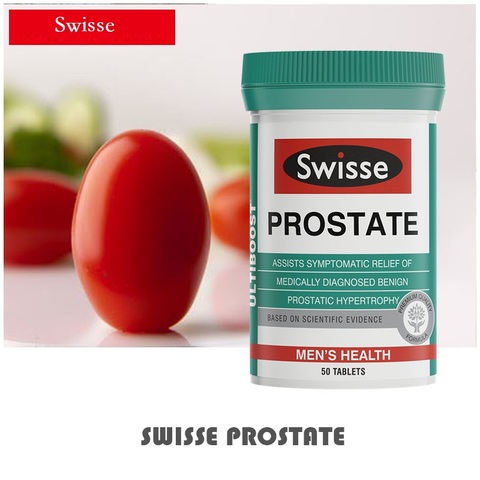 Swisse-pastillas para el trazo urinario de próstata para hombres, pastillas para la salud, suplemento alimenticio masculino, tónico de Zinc, Vigor Sexual, BPH ► Foto 1/6