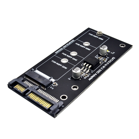 Adaptador H1111Z Añadir en la tarjeta NGFF M.2, M2 SATA3 Raiser M.2 a SATA, SSD M2 a SATA, tarjeta de expansión, soporte de Llave B 30/42/60/80mm ► Foto 1/6