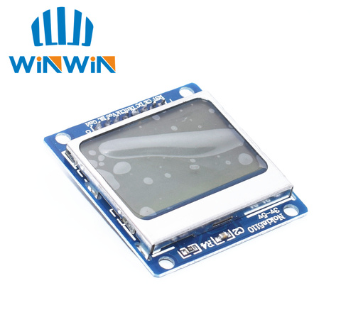 Módulo de pantalla LCD de Electrónica Inteligente, adaptador de retroiluminación azul, PCB, 84x48, 84x84, 5110, Nokia 5110, pantalla para Arduino ► Foto 1/2