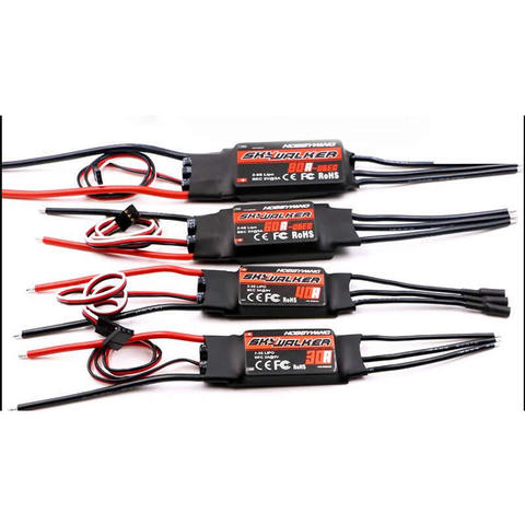 Hobbywing-controlador SkyWalker 20A 40A 50A 60A 80A RC, control de velocidad ESC sin escobillas con UBEC ► Foto 1/3