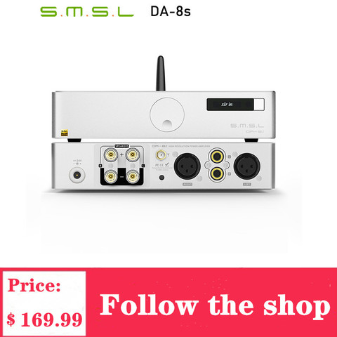 SMSL DA-8s-Amplificador Digital NJW1194 80W DA8S, totalmente equilibrado, Bluetooth ► Foto 1/6