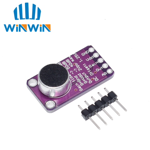 Placa amplificadora de micrófono MAX9814, módulo de Sensor de sonido, Control de ganancia automática, ataque para Arduino MAX4466, PCB, Kit Diy ► Foto 1/5