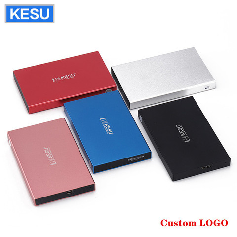 KESU-disco duro externo con logotipo personalizado para PC, tableta, Mac, TV, USB 160, 60g, 250g, 320g, 500g, 750g, 1tb, 2tb, almacenamiento HDD ► Foto 1/6