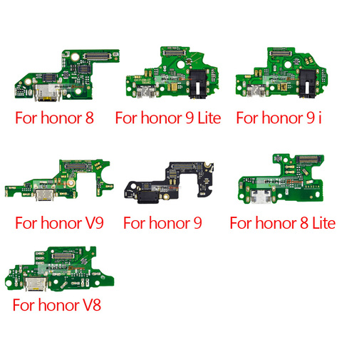 Conector de placa de carga USB para Huawei honor 8, 9, 10, 20 lite, 8x, 8c, 8x, max, 9i, v8, v9, v20, Cable flexible, piezas de reparación, 1 ud. ► Foto 1/6