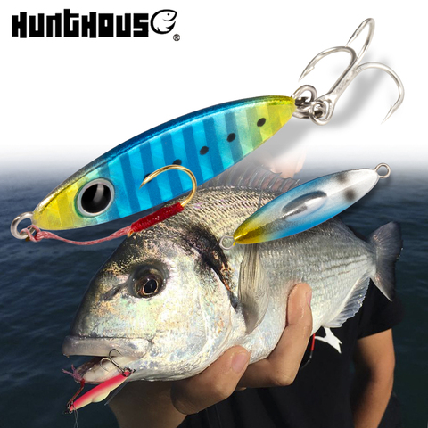 Hunthouse-señuelo de pesca, Mini micro Plantilla de 38mm y 10g, plantilla de metal, cebos de agua salada, fundición, jigging, cebo para pescar trucha, leerfish ► Foto 1/6