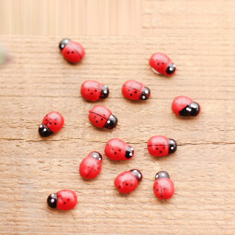 20 piezas accesorios de siete visto mariquita suculentas accesorios DIY planta bonsái en maceta pequeños adornos ► Foto 1/6