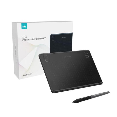 HUION-Tabletas gráficas de dibujo HS64, 6x4 pulgadas, herramientas de pintura para teléfono y tableta con batería, Stylus gratis para Android, Windows y macOS ► Foto 1/6