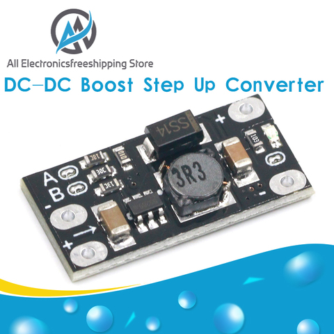 Mini DC-DC Elevador de potencia 3V, 3,2 V, 3,3 V, 3,7 V, 5V, 9V a 12V, módulo de placa PCB que puede establecer 5V/ 8V/ 9V ► Foto 1/6