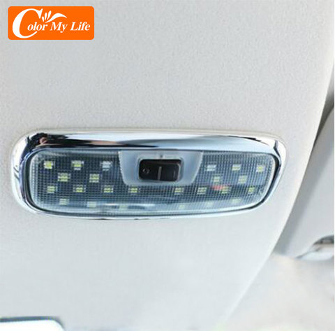 Estilo de coche para Ford Ecosport 2013 - 2017 luz de lectura Interior de coche Interior luz de techo de la luz cubierta de la etiqueta engomada de la noche la lámpara Trim ► Foto 1/5