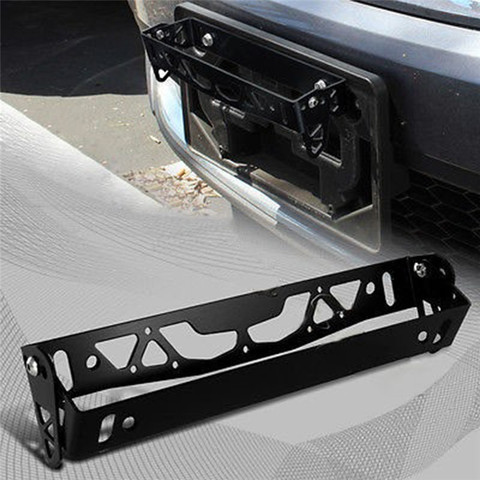 1Pc de alta calidad Universal Multi-Color de aluminio del coche estilismo JDM marco para matrícula de marco para matrícula s marco etiqueta titular ► Foto 1/5