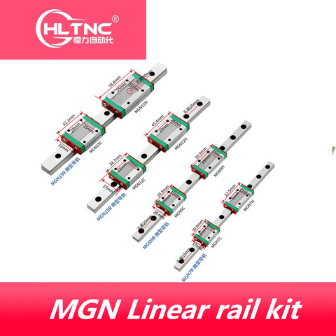 Carril lineal MGN9 MGN12 MGN15 100 200 250 300 350 400 450 500 550 600 700 800 mm + bloque MGN9H MGN12H MGN15H MGN9C MGN12C MGN15C ► Foto 1/6