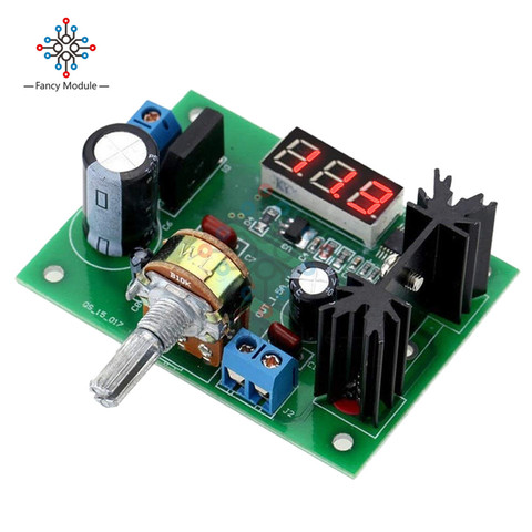 Diymore LM317 0-22A CA/CC 0 -30V a CC 1,25-28V 2A, módulo de convertidor Buck de reducción, voltímetro regulador de voltaje para Arduino ► Foto 1/6