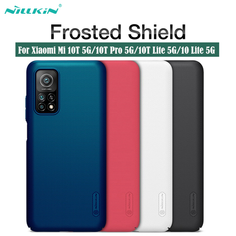 Funda protectora para Xiaomi Mi 10T 5G Mi10T Pro 5G, Nillkin Frosted Shield Hard PC, Protector trasero de teléfono para Xiaomi Mi 10T Lite 5G ► Foto 1/6