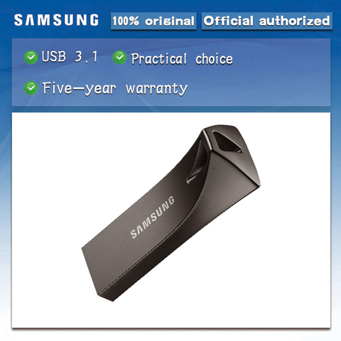 Nuevo disco Flash USB SAMSUNG 32 GB 3,0 GB USB 128 MB/S 130 Pen Drive 64 GB diminuto Pendrive memoria Stick Dispositivo de almacenamiento U disco ► Foto 1/6