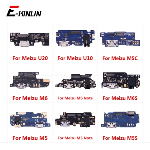 Puerto de carga USB Dock Conector DE LA Junta Cargador Con Micrófono Flex Cable Para Meizu U20 U10 M6 M6S M5 M5C M5S ► Foto 1/6