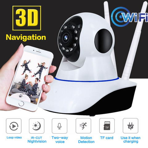 1080P Wifi IP cámara CCTV 2MP cámara de seguridad de vigilancia de Audio de dos vías IR Cut visión nocturna Monitor de bebé app 360 ojos. ► Foto 1/6