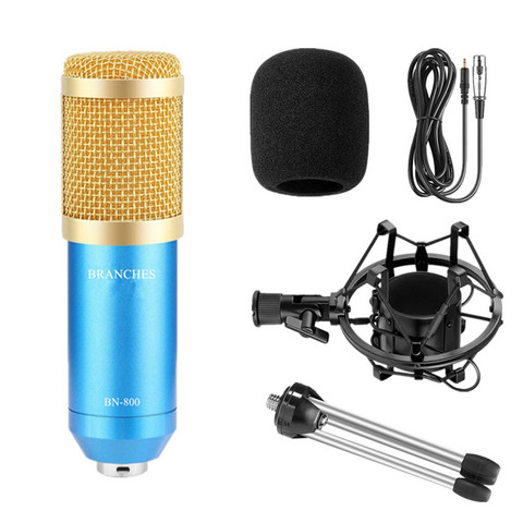 BM 800-Micrófono de karaoke, condensador de estudio, bm-800, para KTV, Radio, Braodcasting, canciones, grabación, ordenador ► Foto 1/6
