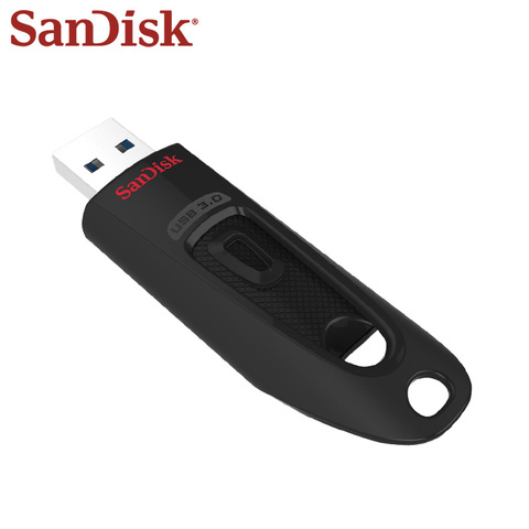 SanDisk-Pendrive Ultra USB 3,0 Original, 128GB, 64GB, 32GB, 16GB, 256GB, 512GB, disco de almacenamiento de alta velocidad para PC ► Foto 1/6