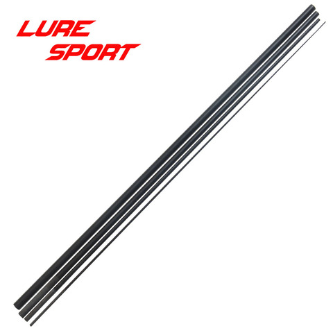 LureSport 2sets 2,1 m 2,4 m 2,7 m 3m 4 secciones negro mate de viaje carbón vacío M varilla de potencia componente reparación DIY ► Foto 1/5