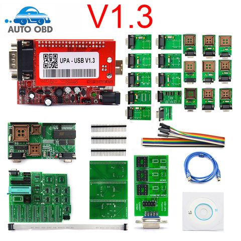 Herramienta de diagnóstico de PROGRAMADOR Usb UPA 2022, herramienta UPA-USB programador ECU UPA USB V1.3 con adaptador completo ► Foto 1/6