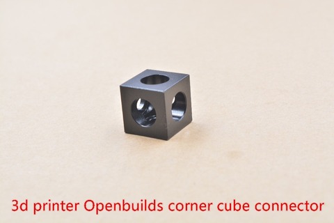 Impresora 3D Open builds v-slot Tres Esquinas cubo esquina prisma conector ajustable rueda soporte 1 unids ► Foto 1/4