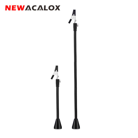 NEWACALOX-brazo Flexible magnético, 320mm/150mm, con 2 piezas, Clip de cocodrilo de 360 grados, placa PCB, Clip, herramienta auxiliar de soldadura de tercera mano ► Foto 1/6