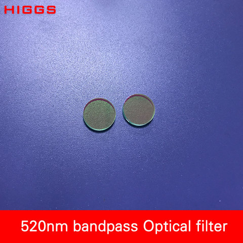 Bandpass estrecho de alta calidad, filtro óptico de 520nm, ventanas de vidrio, diámetro de 10,8mm, accesorios receptor láser personalizable ► Foto 1/1
