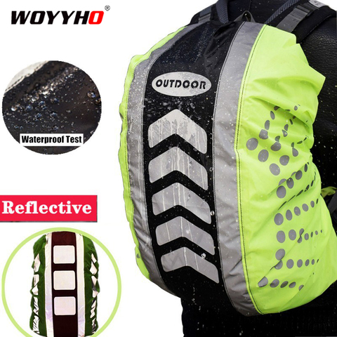 Mochila impermeable reflectante, impermeable, a prueba de polvo, para deporte, viajes al aire libre, senderismo, escalada, mochila, funda a prueba de lluvia ► Foto 1/6