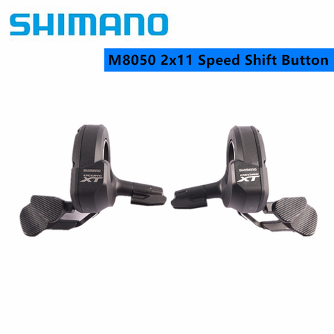 Shimano-palanca de cambios Deore XT M8050, botón de cambio Firebolt de 2x11 velocidades, desviador ajustable de 22s para bicicleta de montaña ► Foto 1/6