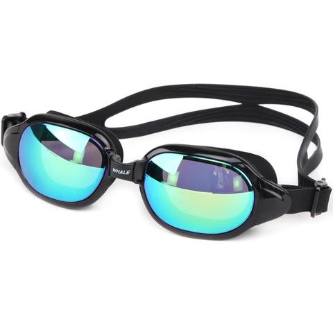 Gafas de natación profesionales para adultos, lentes de protección UV antiniebla, de silicona, ajustables, impermeables, para nadar, para hombre y mujer en la piscina ► Foto 1/6