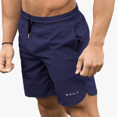 Pantalones cortos de culturismo para hombre, Shorts holgados de secado rápido para gimnasio, chándal informal de marca para playa, novedad de 2022 ► Foto 1/6
