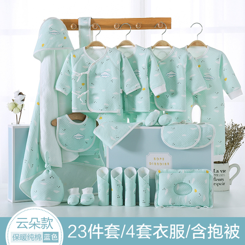 Conjunto de 23 piezas de ropa para bebés, trajes de algodón suave para niñas, regalo para bebés, trajes para recién nacidos ► Foto 1/6