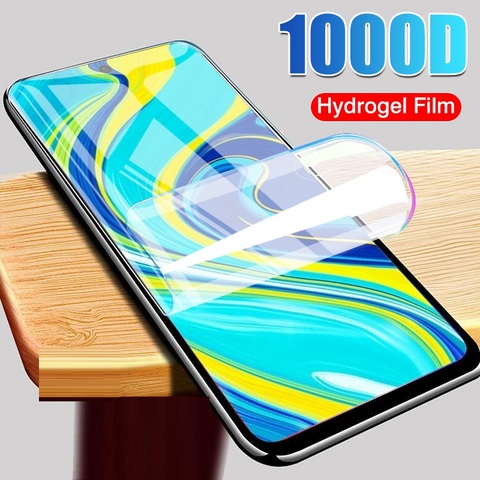 Teléfono para Xiaomi Redmi 4X 4A 5A 6A S2 3S de hidrogel Film Protector de pantalla para Redmi Note 10 Pro 9 9S 9A 9C 9T 5 6 Plus Pro ► Foto 1/6